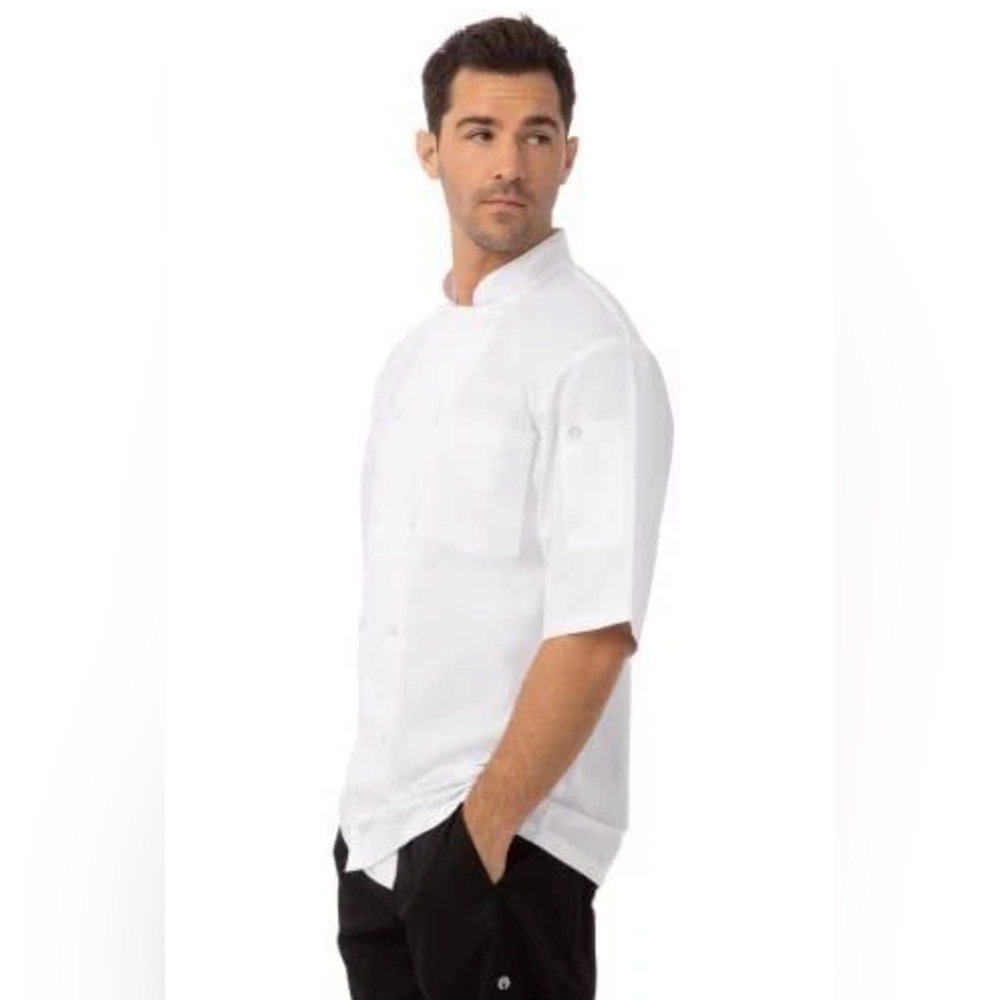 Chef Works Chef Coat Medium Cool Vent Short Sleeve